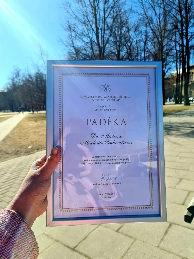 Padėkos diplomas