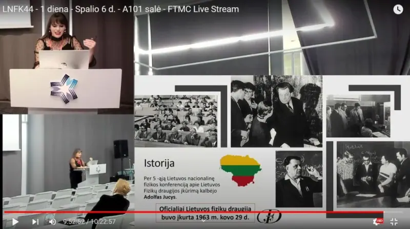 Konferencijos momentas
