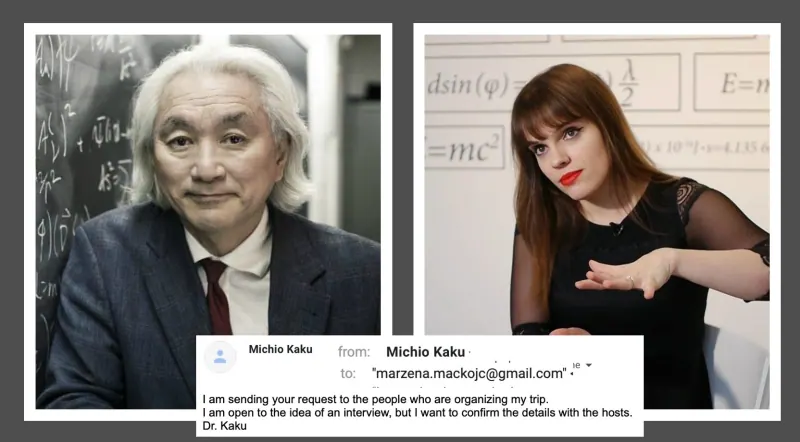 Prof. Michio Kaku atsakymas