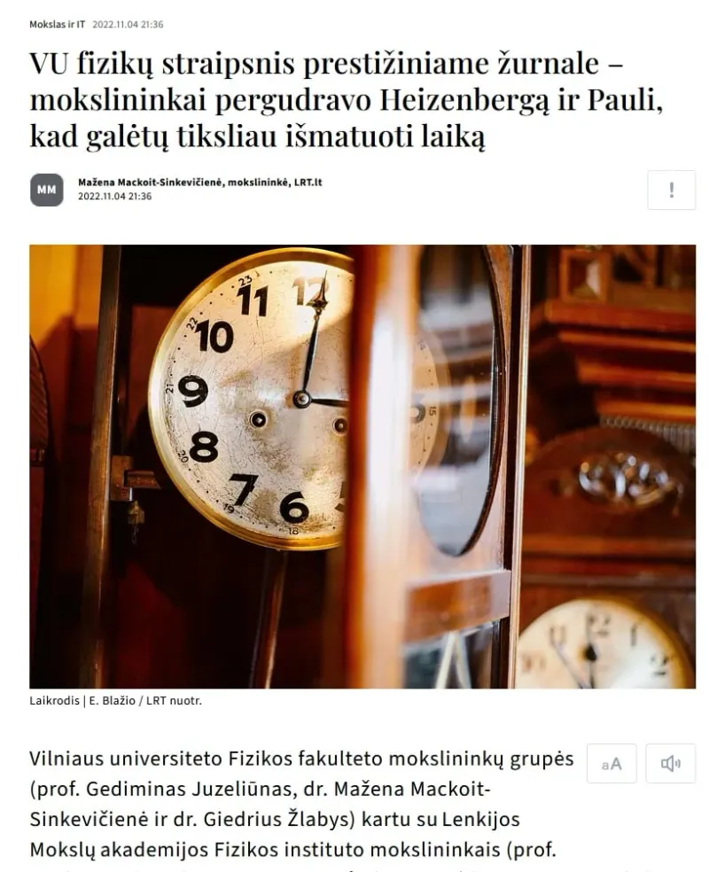 LRT.lt, 2022 m. lapkričio 4 d.