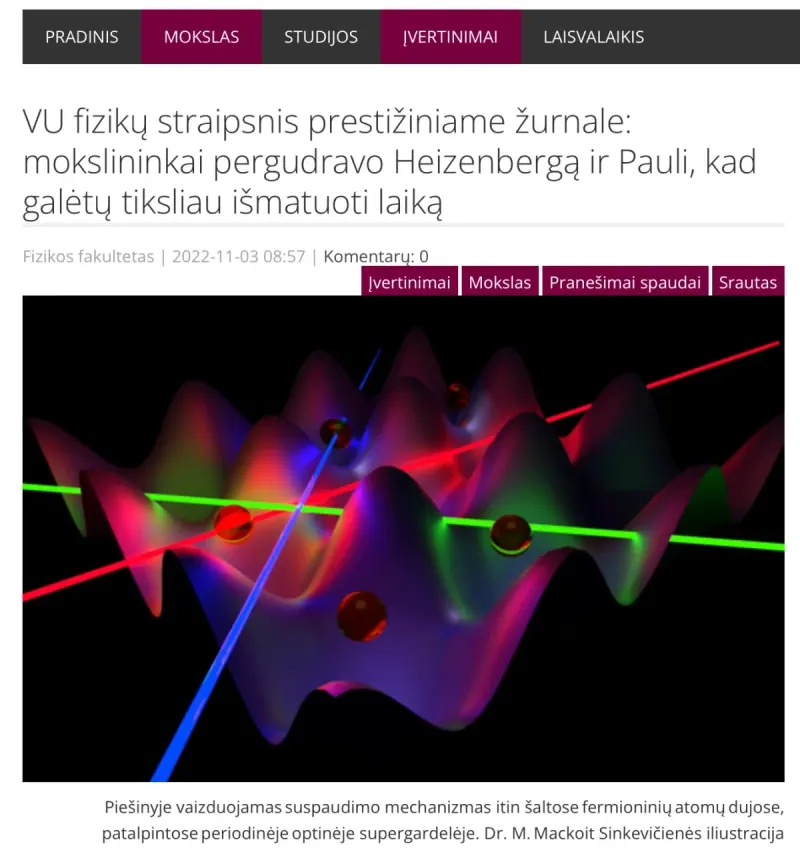 Vilniaus universiteto naujienos, 2022 m. lapkričio 3 d. Iliustracija – mano.