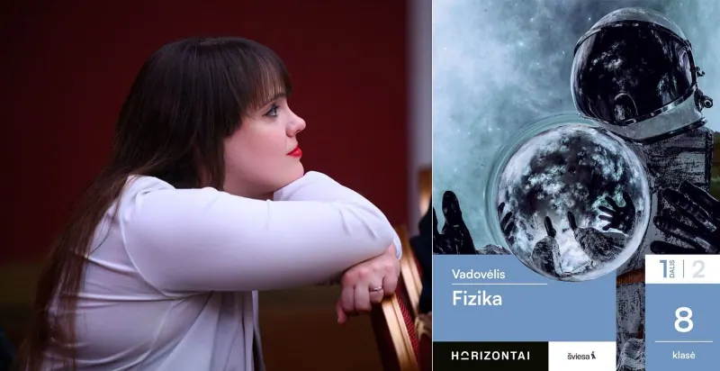 8 klasės fizikos vadovėlis „Horizontai“, kurio vertintoja buvau